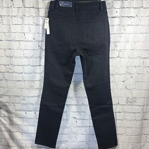 Talbots Women's Elegant High Waisted Black Denim Jeans